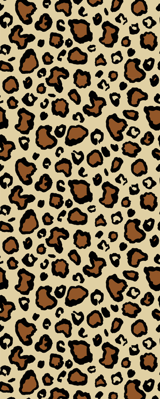 Animal print vinyl carpet classic leopard print - TenStickers