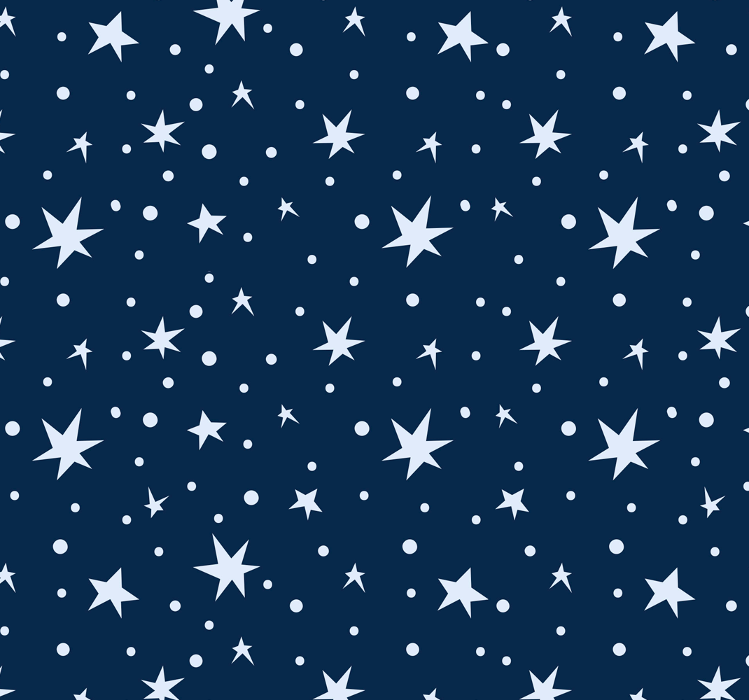 Star vinyl carpet stars on navy blue - TenStickers