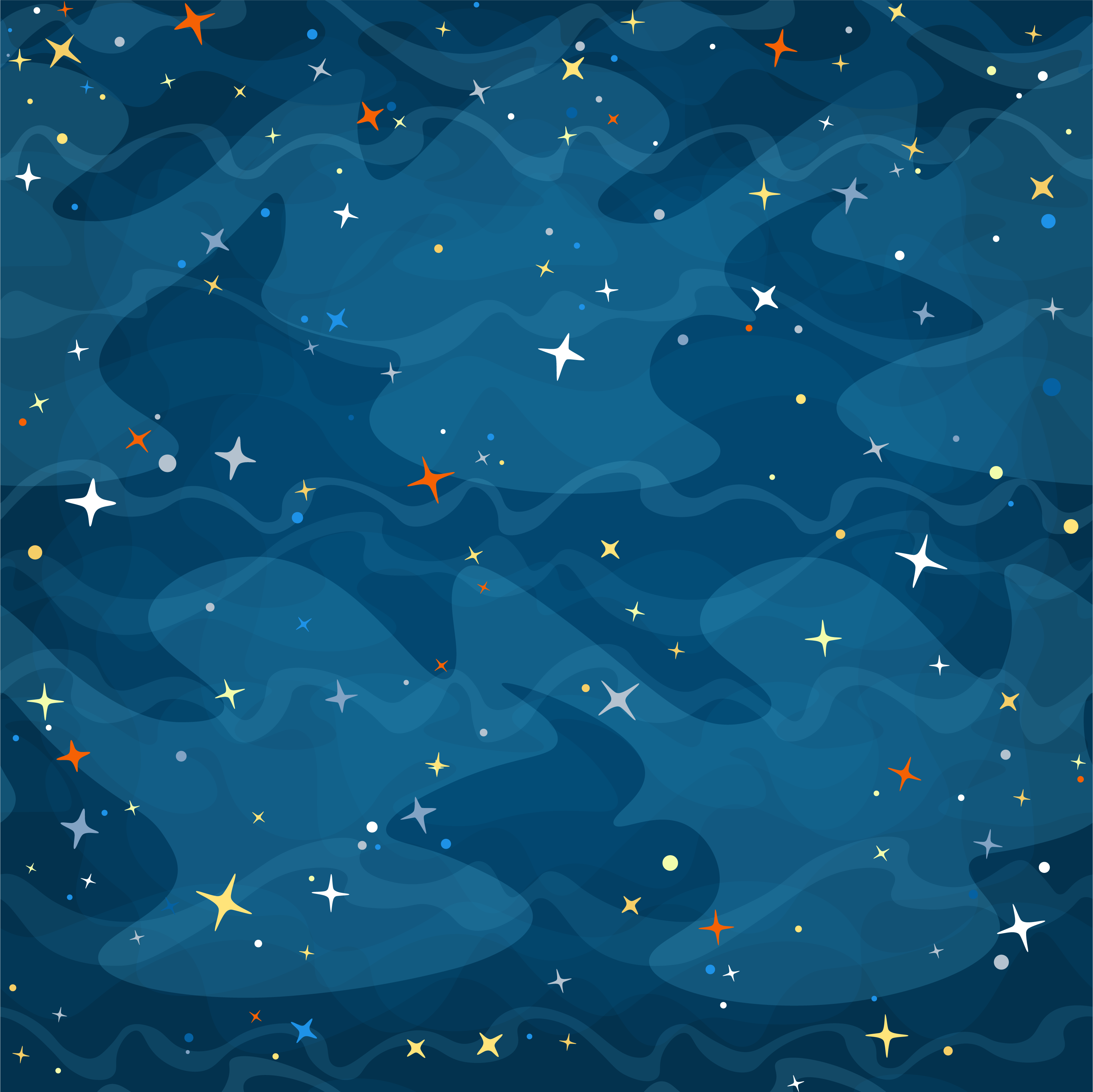 Star vinyl carpet starry camo - TenStickers