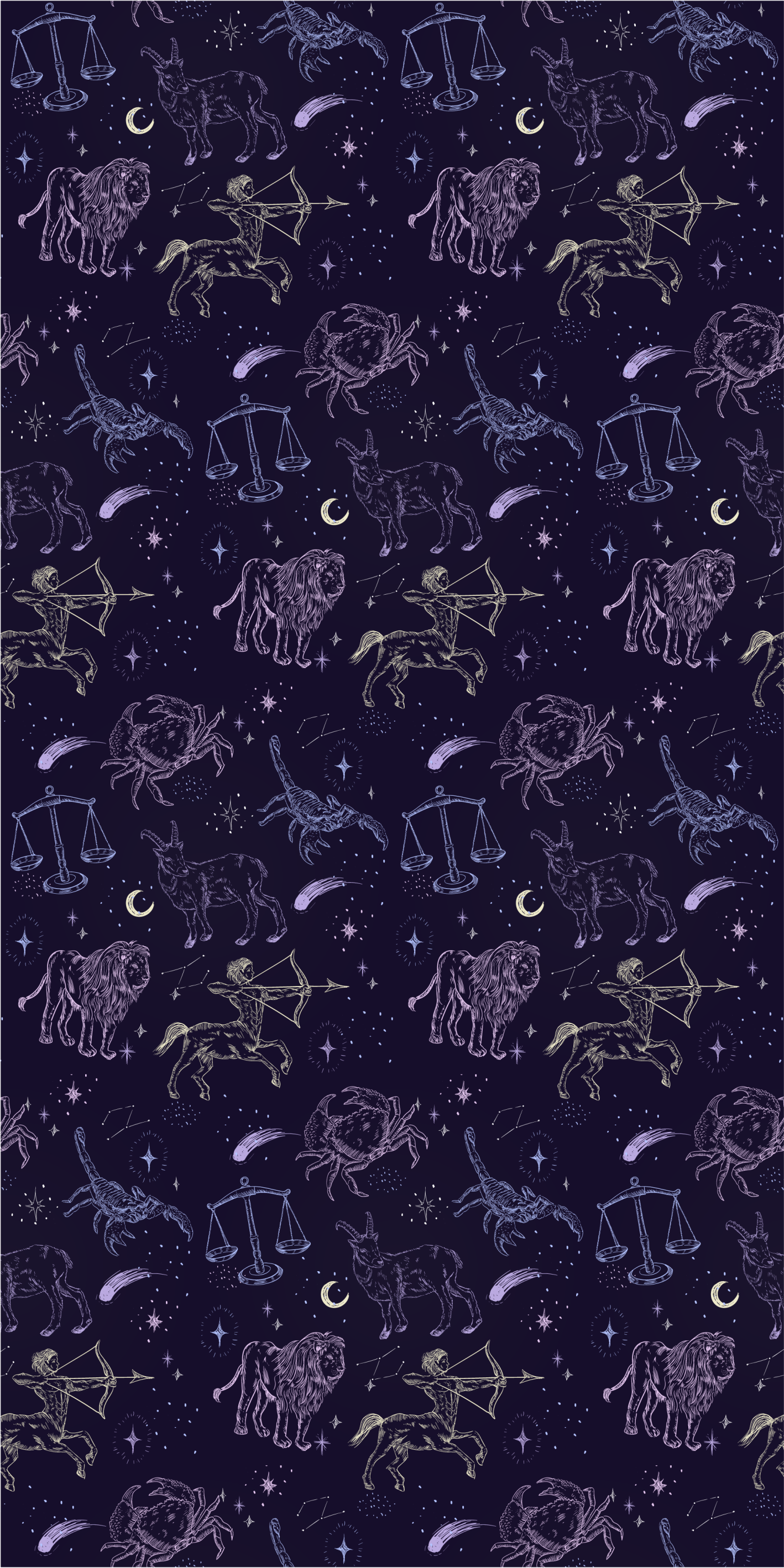 Star vinyl carpet constellation design - TenStickers