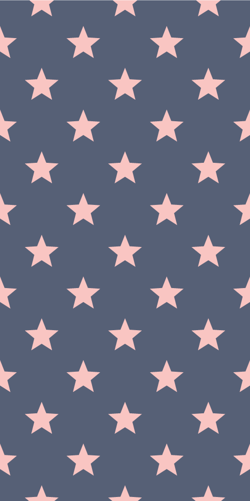 Star vinyl carpet in pink and grey stars - TenStickers