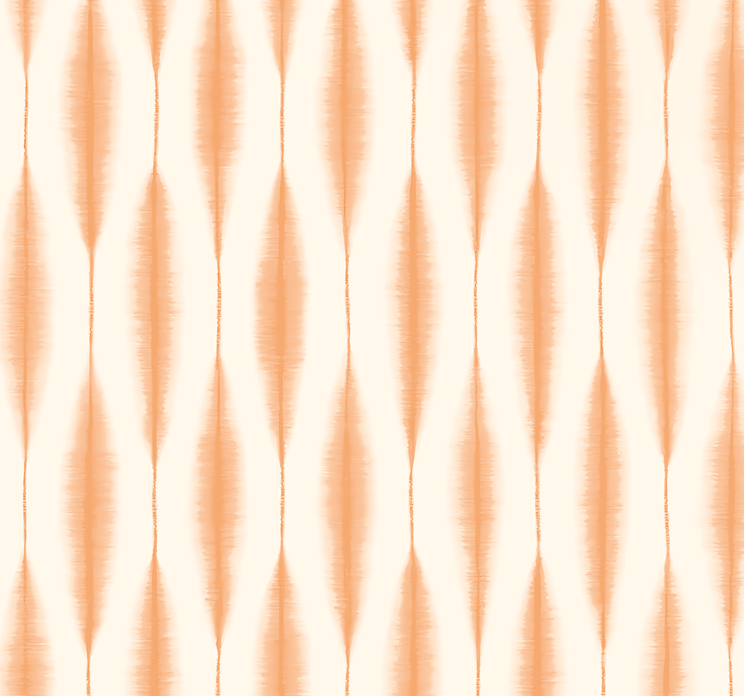 Geometric vinyl carpet ikat kasuri orange - TenStickers