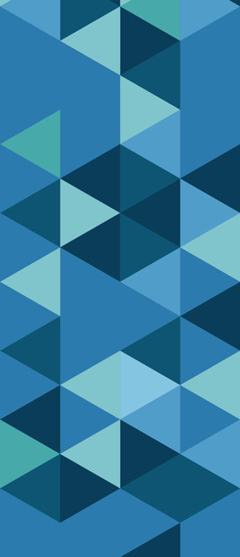 Geometric vinyl carpet geometric squares blue - TenStickers