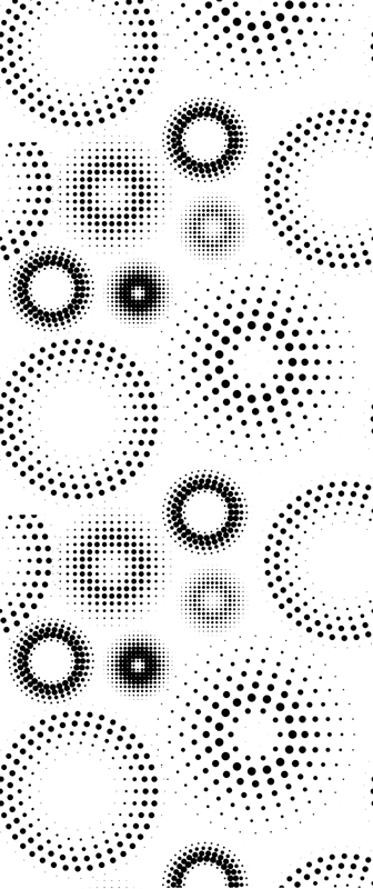 Geometric vinyl carpet seamless polka dots - TenStickers