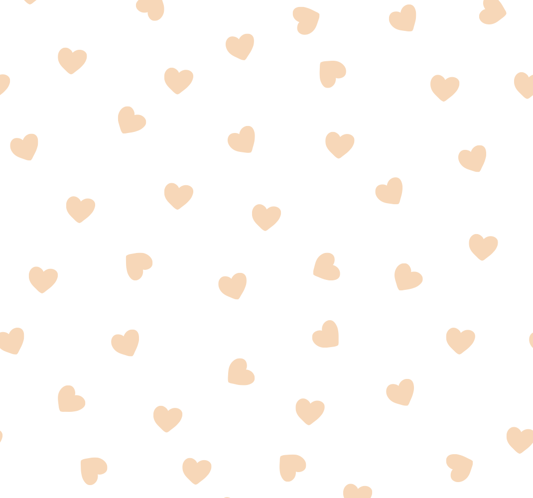 Tiny hearts bedroom vinyl carpet - TenStickers