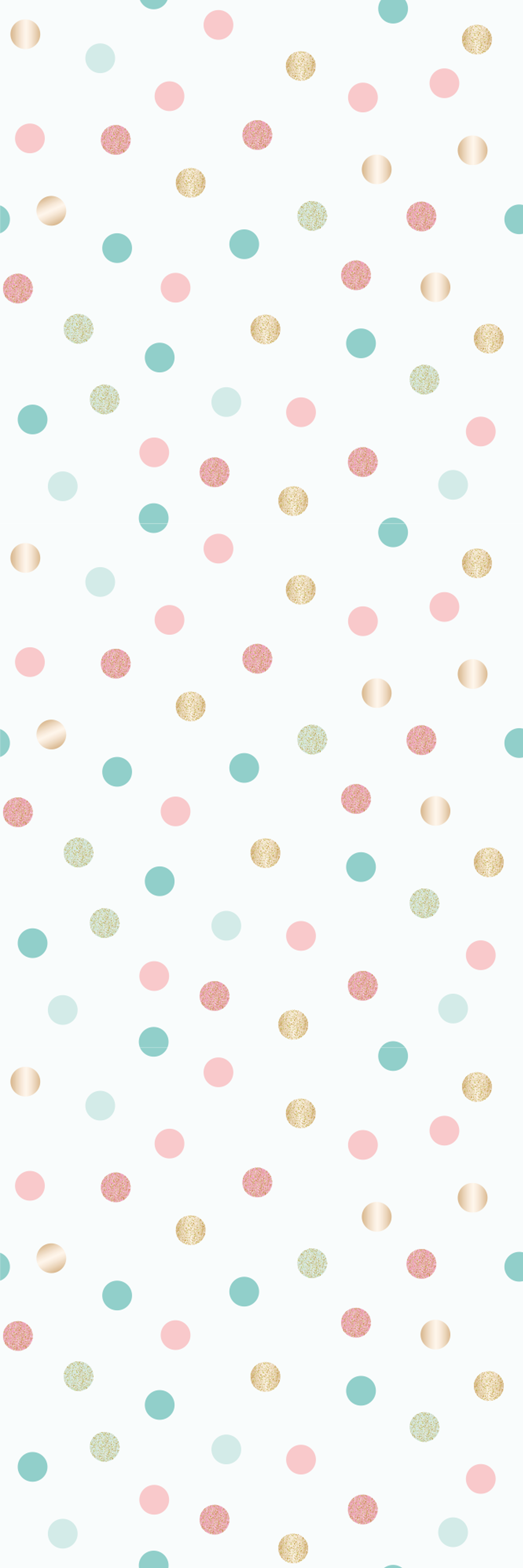 Bedroom vinyl carpet with glitter confetti dots - TenStickers