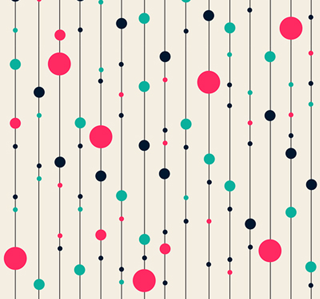Charming dots pattern bedroom vinyl carpet - TenStickers