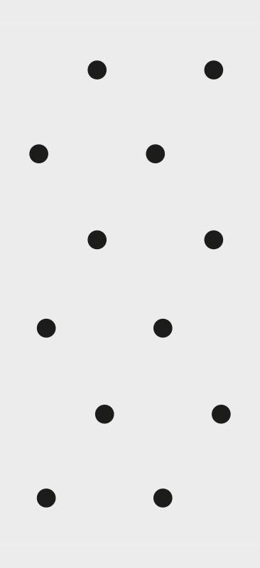 Bedroom vinyl carpet with nordic style black dots - TenStickers