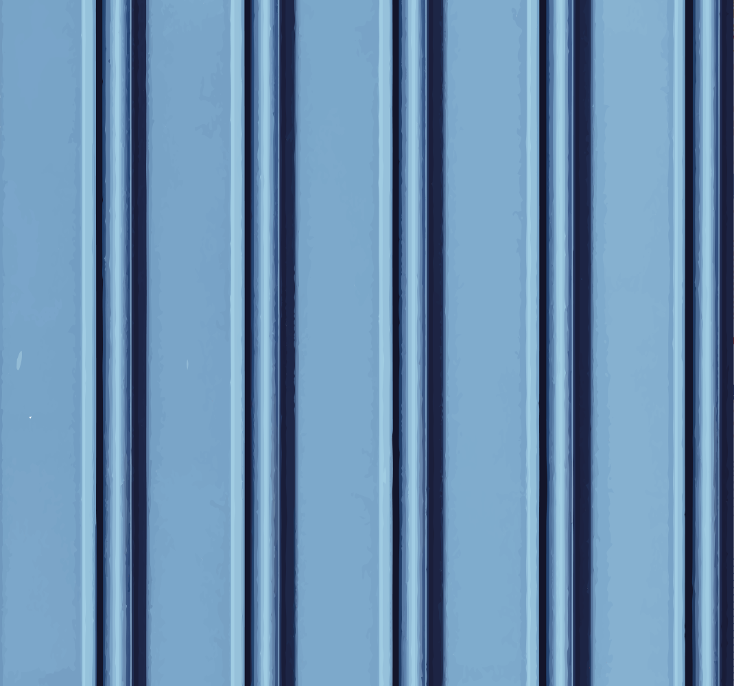 Bedroom vinyl carpet light blue stripes on white - TenStickers