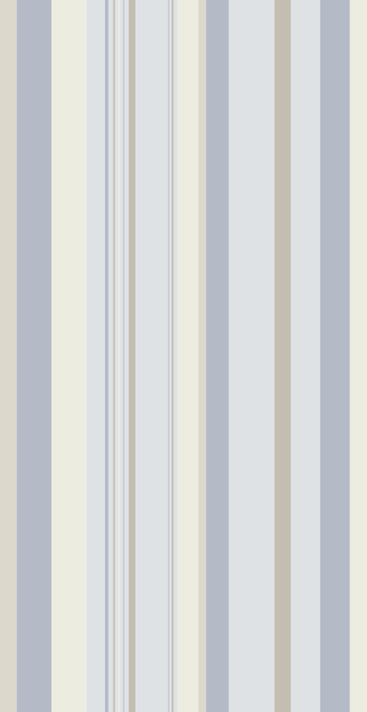 Bedroom vinyl carpet in 80's blue and beige stripes - TenStickers