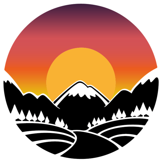 Nature vinyl carpet mountain and forest design - TenStickers