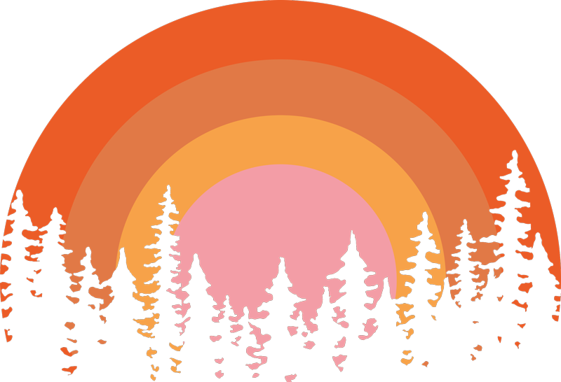 Nature vinyl carpet vintage sun - TenStickers