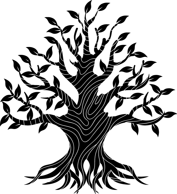 Nature vinyl carpet tree of life design - TenStickers