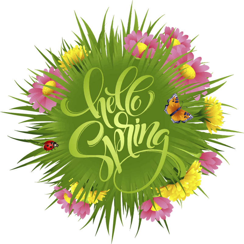 Floral vinyl carpet spring meadow bloom - TenStickers