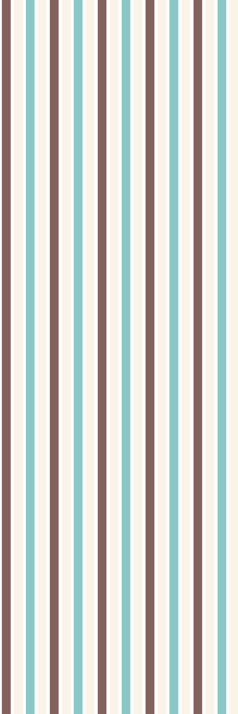 Bedroom vinyl carpet with retro blue and white design - TenStickers