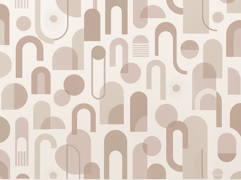 Bedroom vinyl carpet with contemporary design - TenStickers