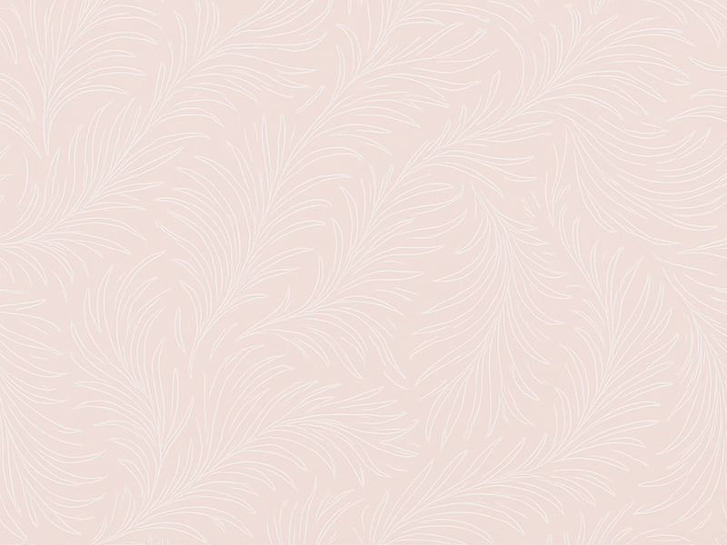 Soft pink botanical bedroom vinyl carpet - TenStickers