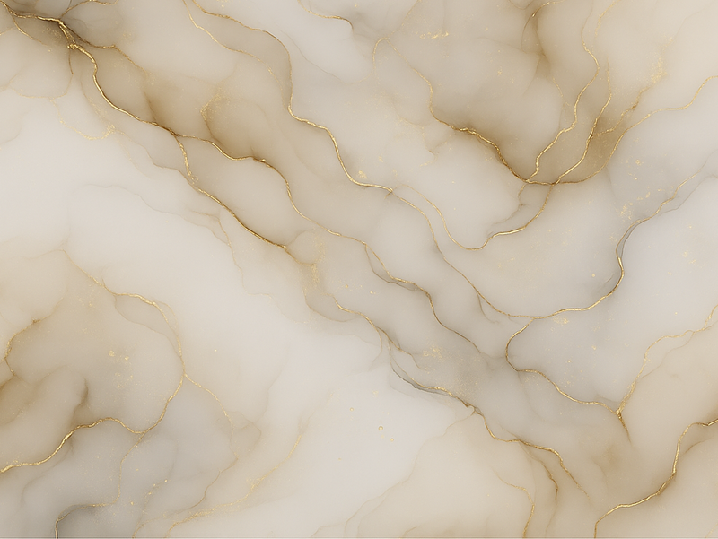 Bedroom vinyl carpet marble with gold - TenStickers