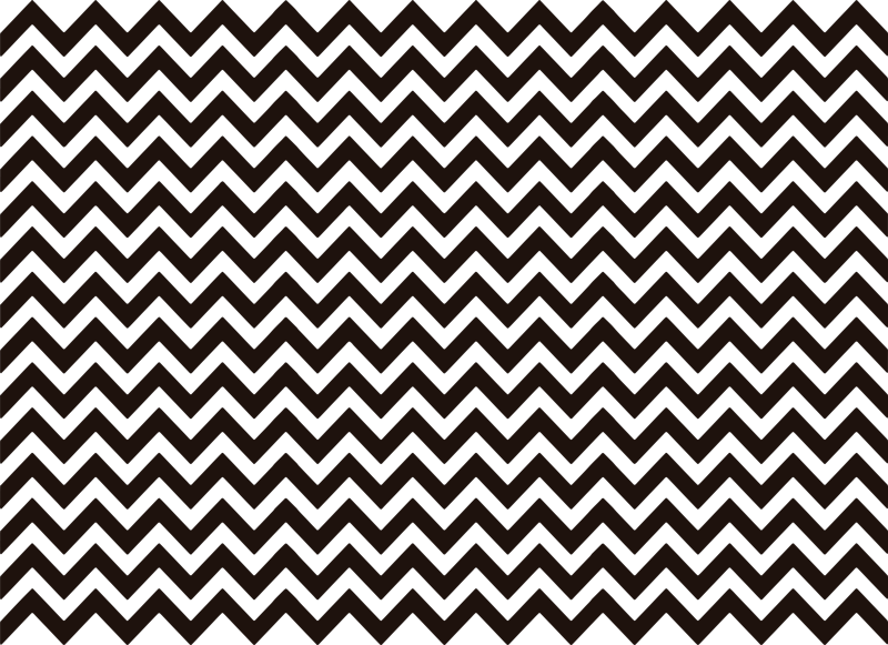 Geometric vinyl carpet zigzag stripe pattern - TenStickers