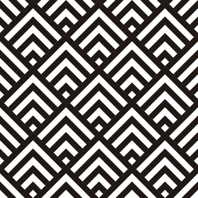 Geometric vinyl carpet diamonds - TenStickers