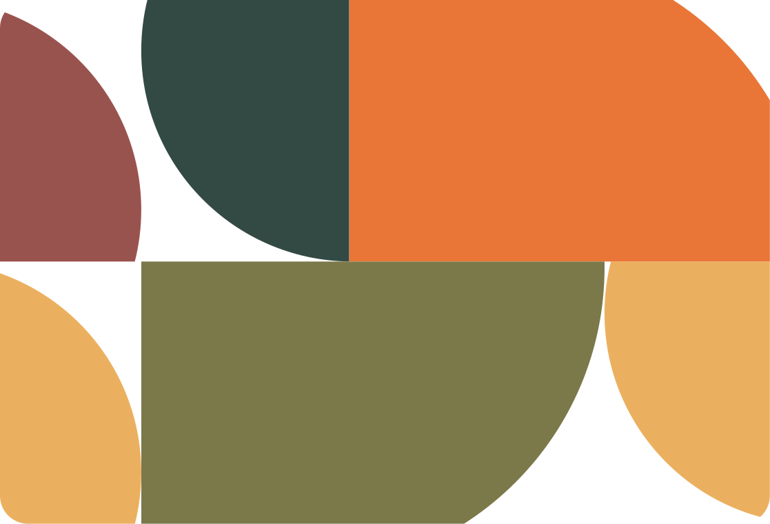 Geometric vinyl carpet in abstract geometric art - TenStickers