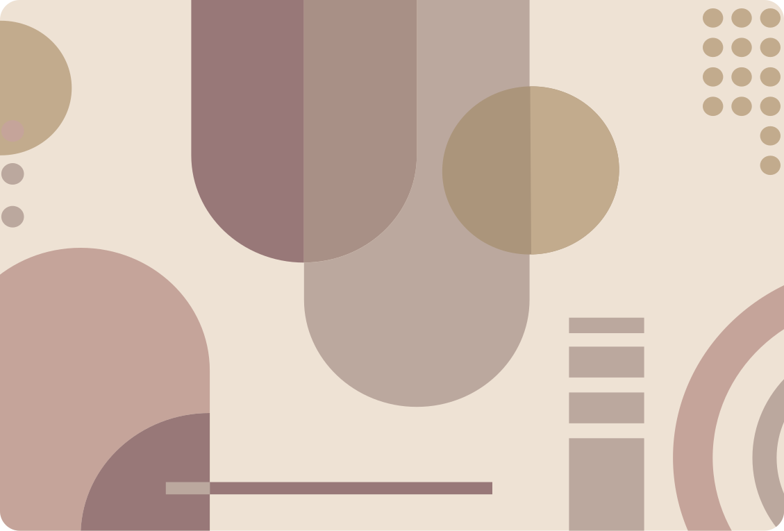 Brown geometric vinyl carpet - TenStickers
