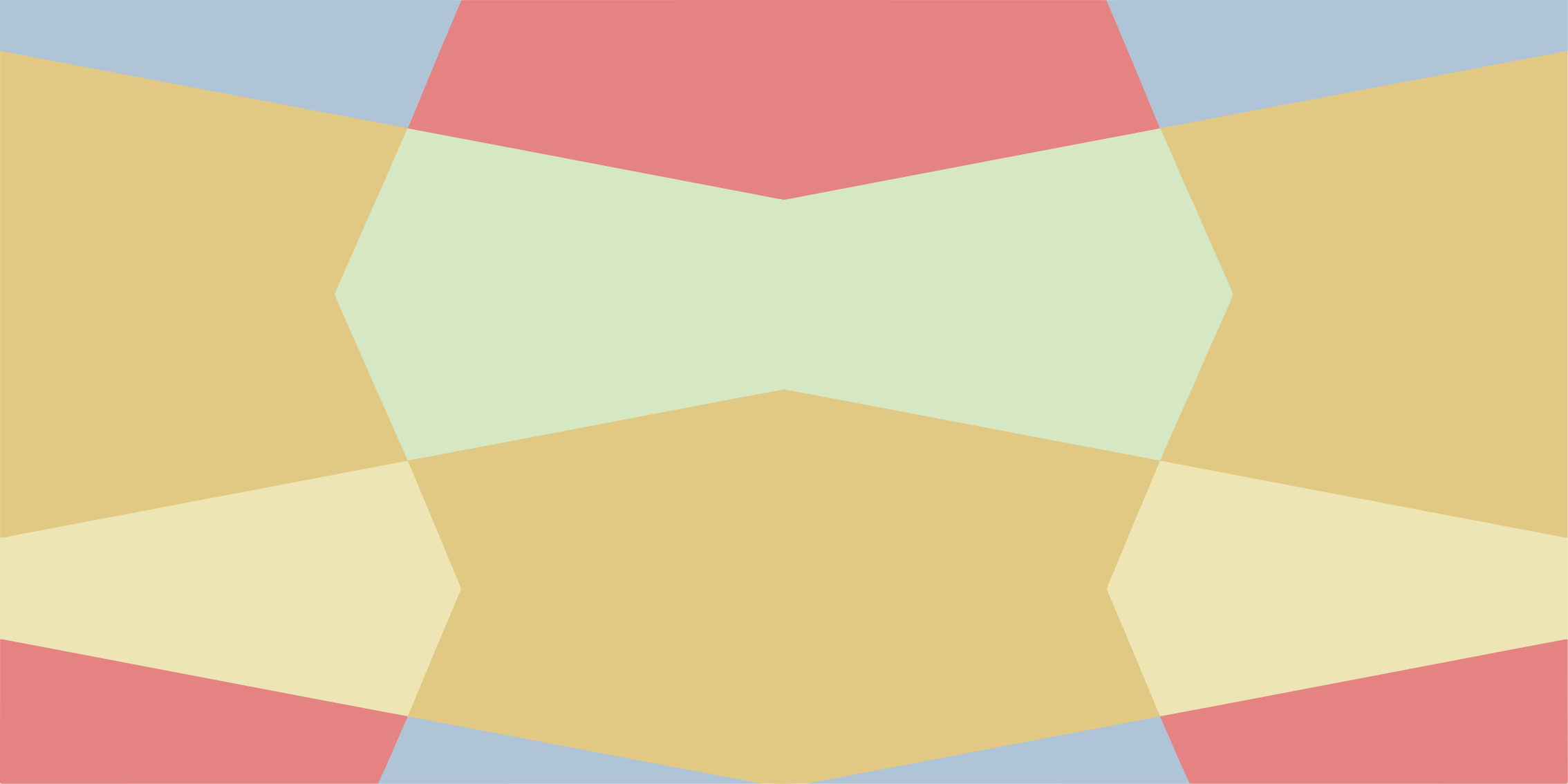 Geometric vinyl carpet in pastel color blocks - TenStickers