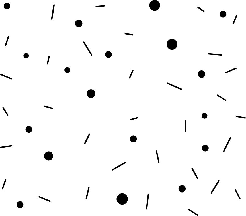 Geometric vinyl carpet with circle and line confetti - TenStickers