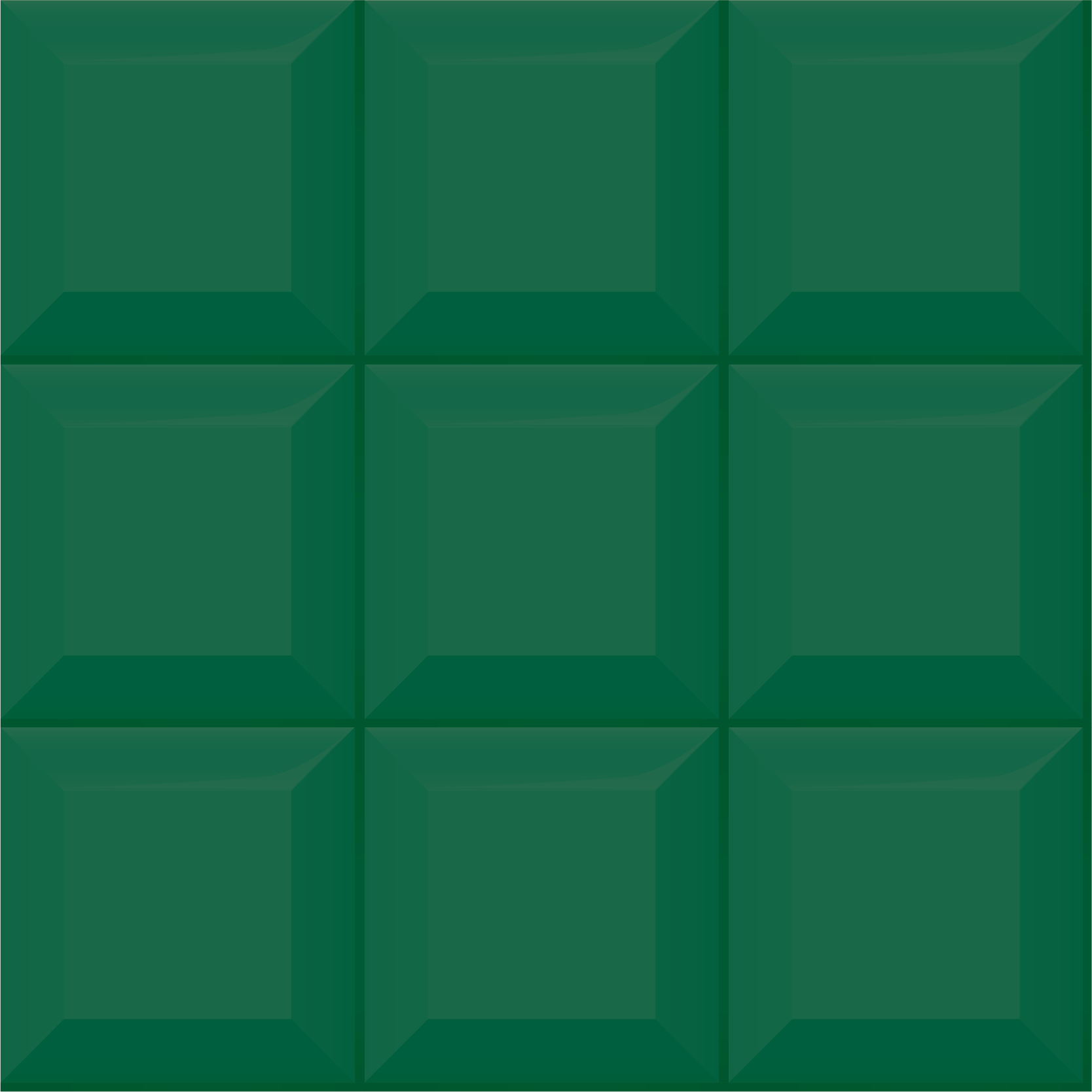 Geometric vinyl carpet green 3d tiles - TenStickers