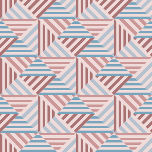 Geometric vinyl carpet with abstract triangles - TenStickers