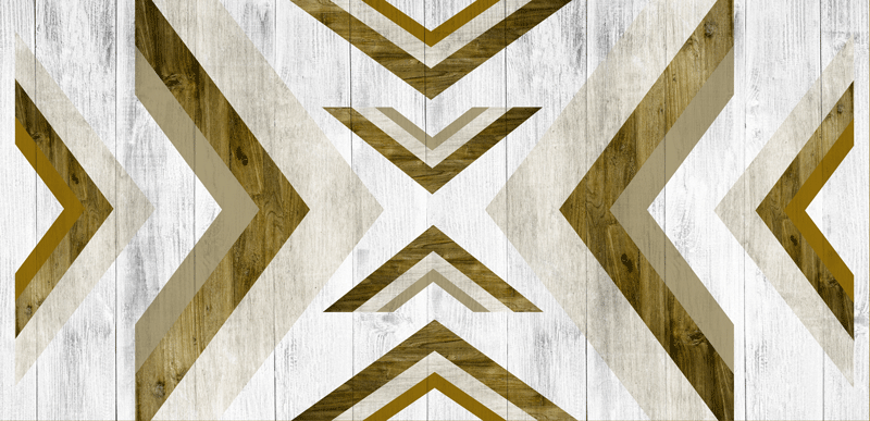 Geometric vinyl carpet structured desk cover - TenStickers