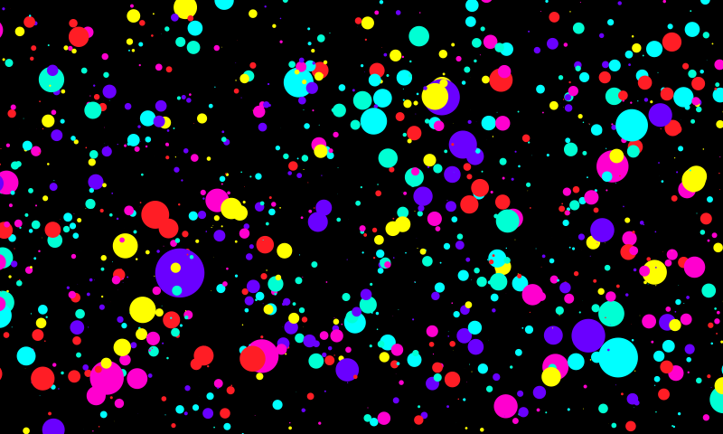 Geometric vinyl carpet colorful bubbles design - TenStickers
