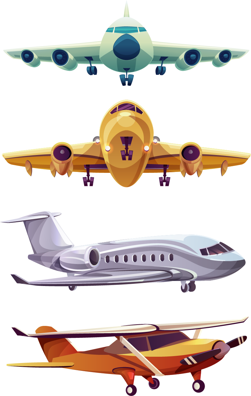Kids vinyl carpet front plane pack - TenStickers