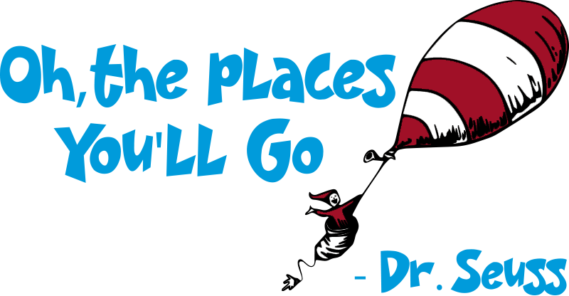 Kids vinyl carpet oh the places you'll go - TenStickers