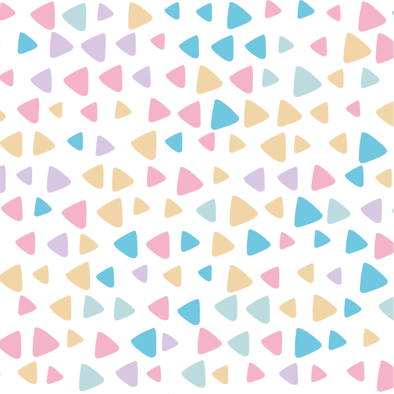 Kids vinyl carpet pastel colors pattern - TenStickers