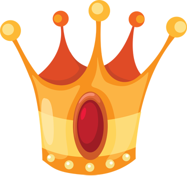 Kids vinyl carpet crown of kings - TenStickers