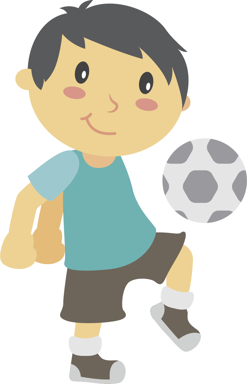 Kids vinyl carpet playing football - TenStickers