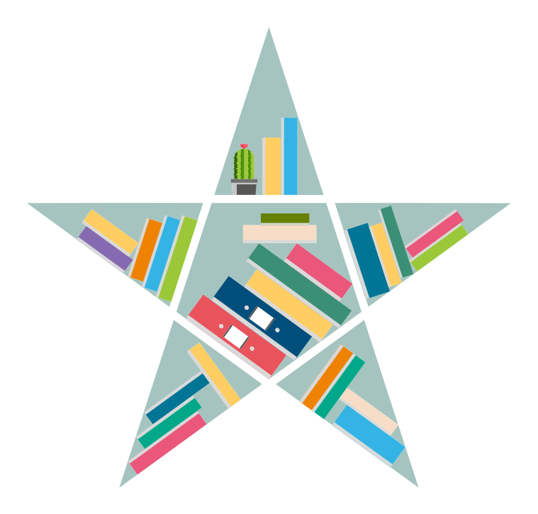 Kids vinyl carpet star reader - TenStickers