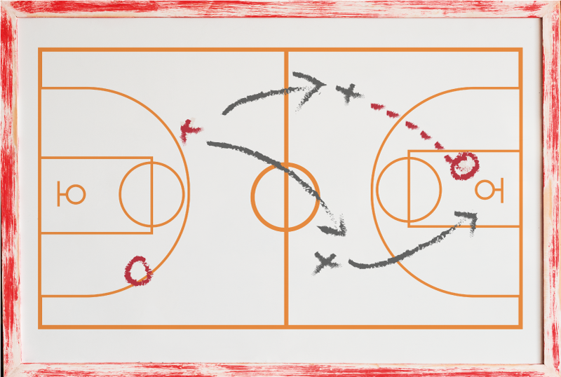 Game vinyl carpet for board game sports coach - TenStickers