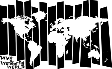 World map vinyl carpet retro world map vinyl - TenStickers