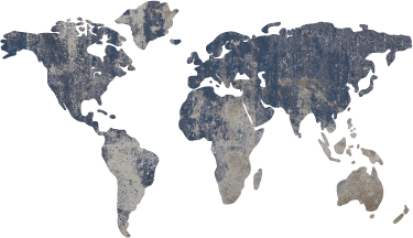 World map vinyl carpet blue textured wall decor - TenStickers