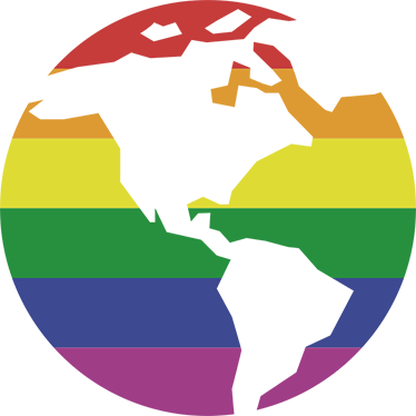 World map vinyl carpet gay world sticker - TenStickers