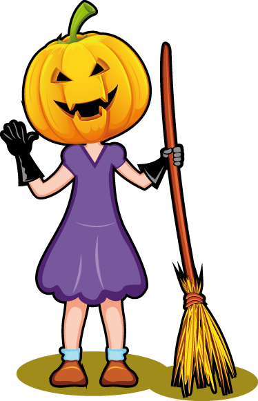 Kids vinyl carpet halloween decorative illustration - TenStickers