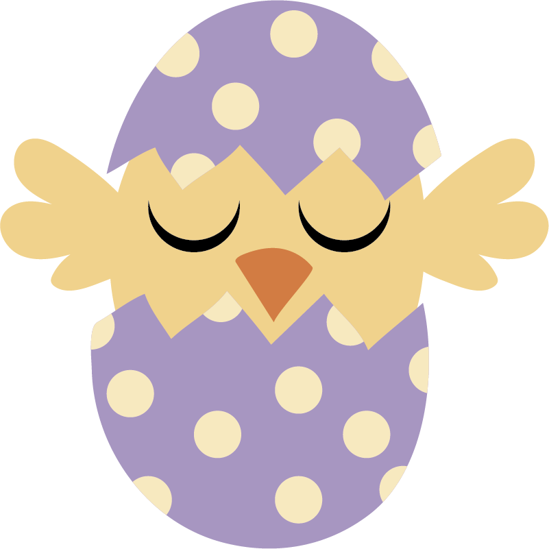 Kids vinyl carpet easter bird - TenStickers
