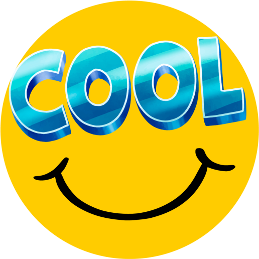 Kids vinyl carpet cool smiley skateboard - TenStickers
