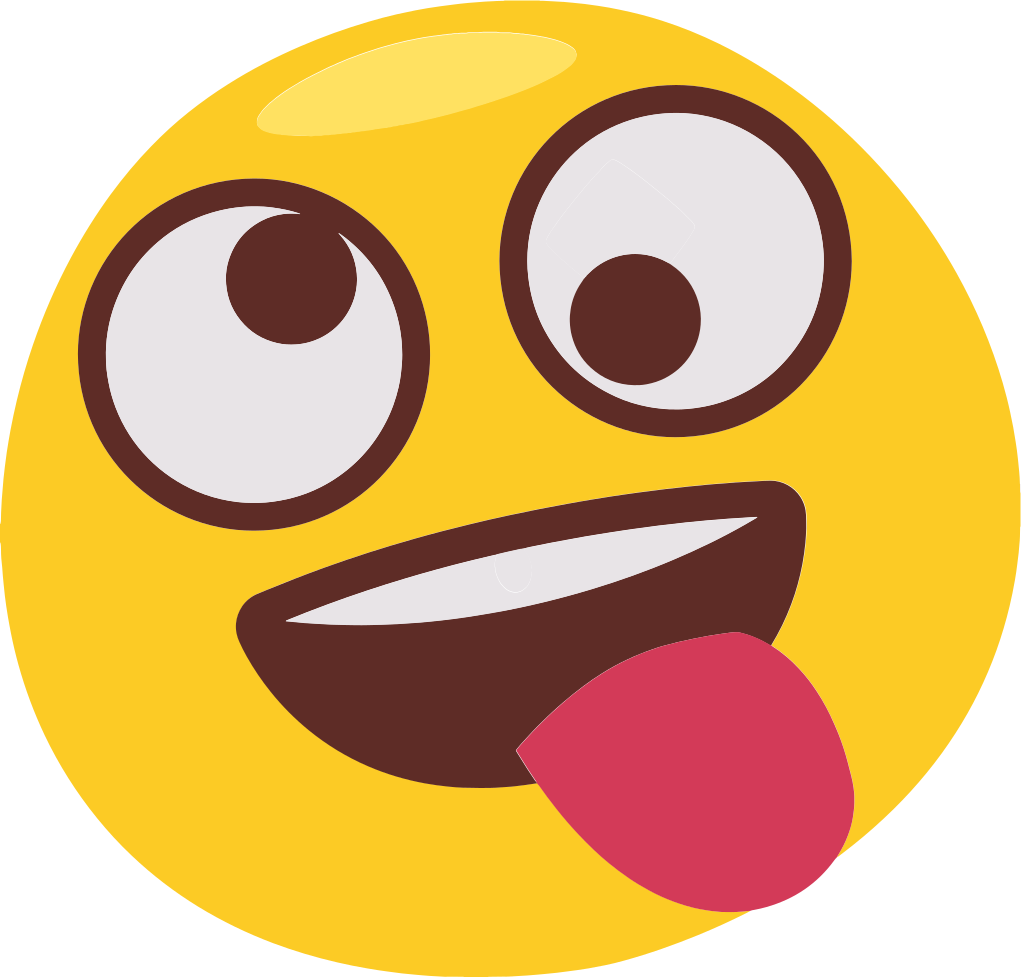 Kids vinyl carpet playful emoji face - TenStickers