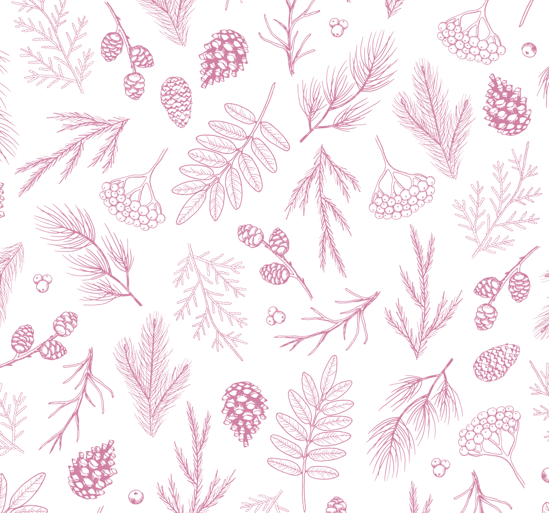Bathroom vinyl carpet white background with pink pine - TenStickers