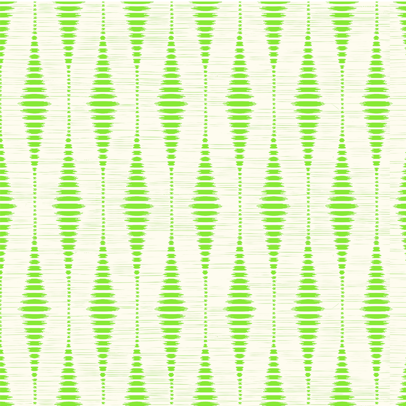 Geometric vinyl carpet in green rabaul ikat - TenStickers