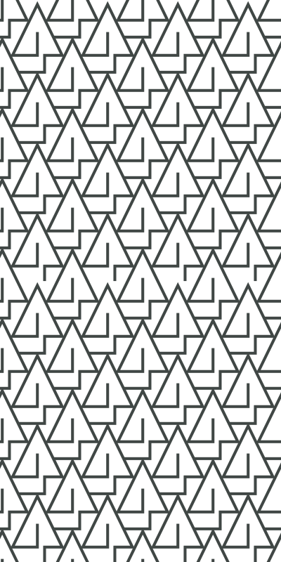 Triangles bathroom vinyl carpet - TenStickers