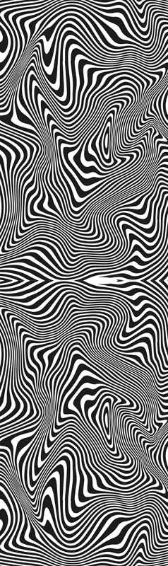 Bathroom vinyl carpet zebra 3d effect mat - TenStickers